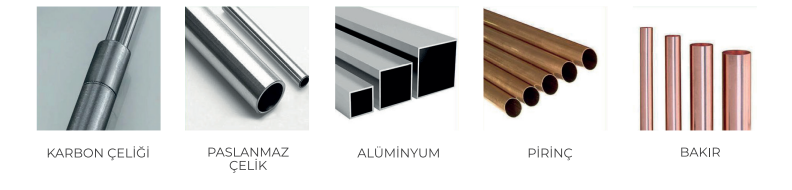 Uygulanabilir Farklı Malzemeler